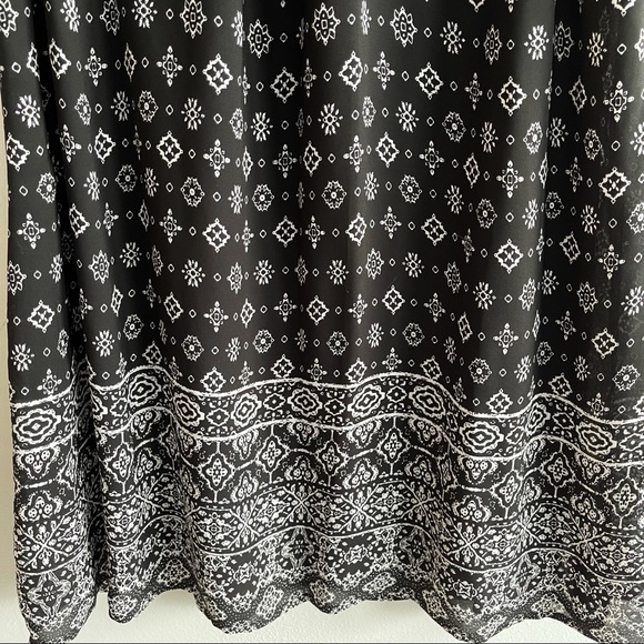 Speechless Black Print Sleeveless High Neck Dress Size Medium - Picture 4 of 10